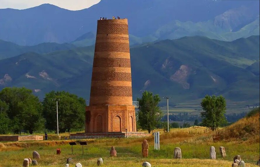 Burana Tower, Tokmok, Chüy Region, Kyrgyzstan